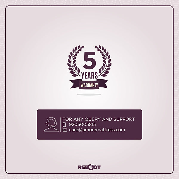 mattress 5 years warranty 