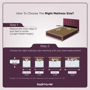 amore mattress size guide