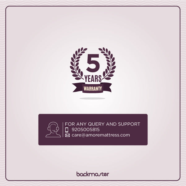 mattress 5 years warranty