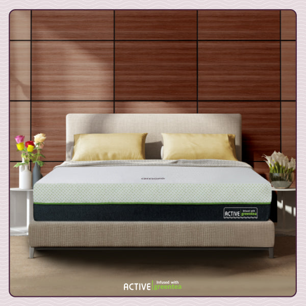 amore active green tea mattress